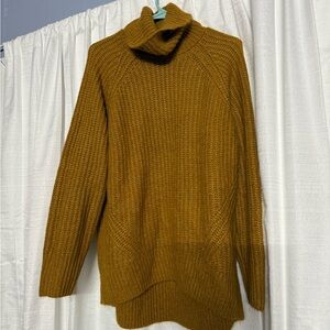 SOLD Old Navy Mustard Cowl Neck Sweater